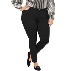 Talbots Soho 5-Pocket Jet Black Leggings.